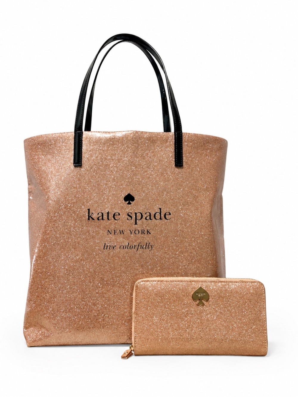 Kate Spade New York Daycation Tote &
Neda Glitter Bug Wallet